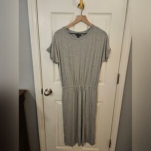 Banana Republic Gray Knit Dress Crew Neck